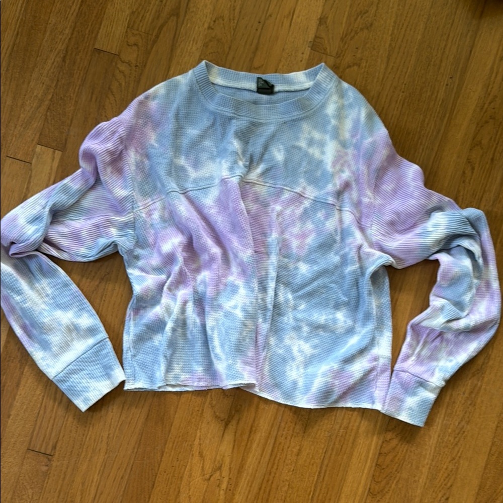 Wild Fable Light Blue Waffle Knit Top